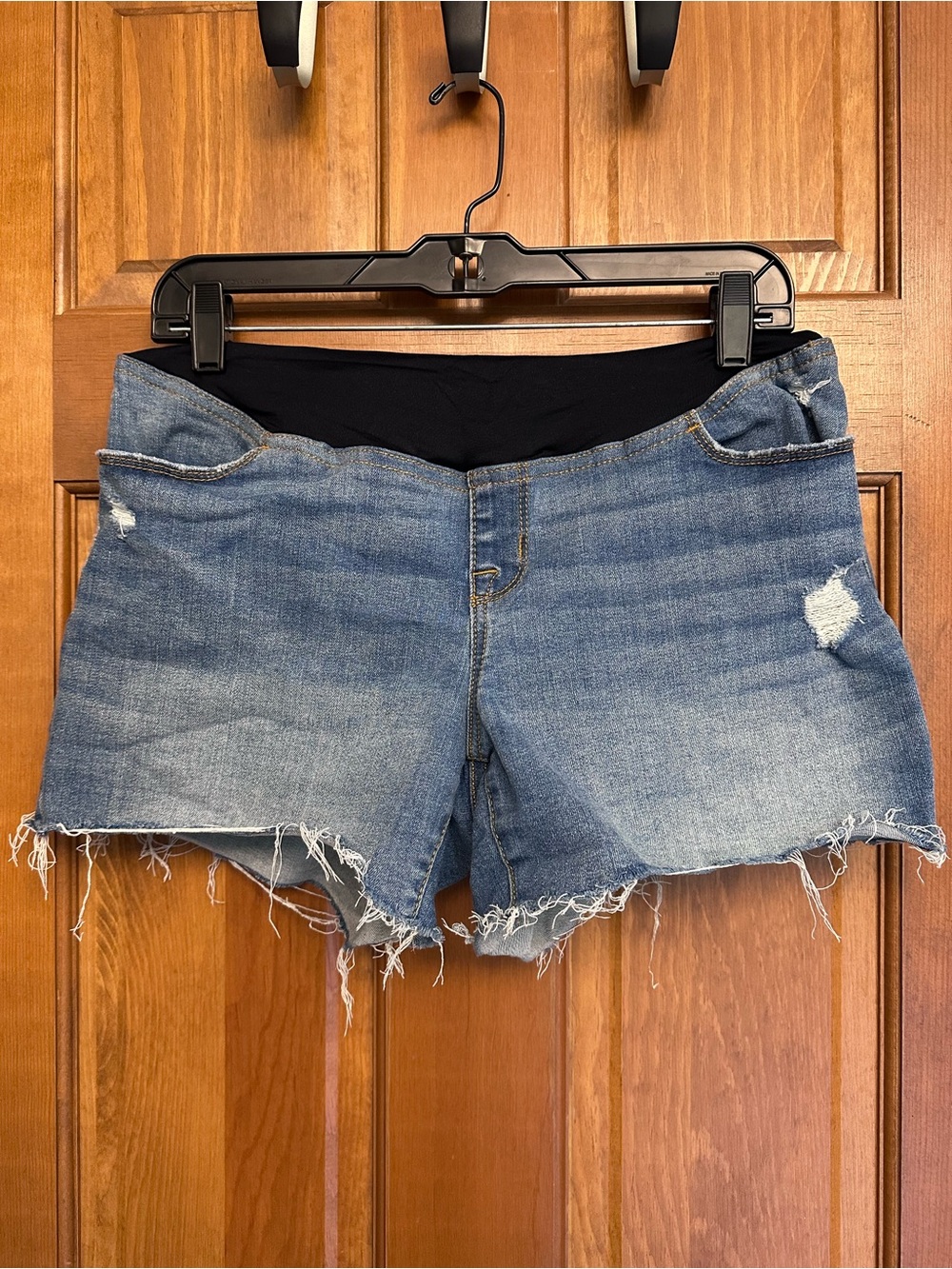 Isabel by Ingrid & Isabel Maternity Denim Shorts with Waistband Size 8